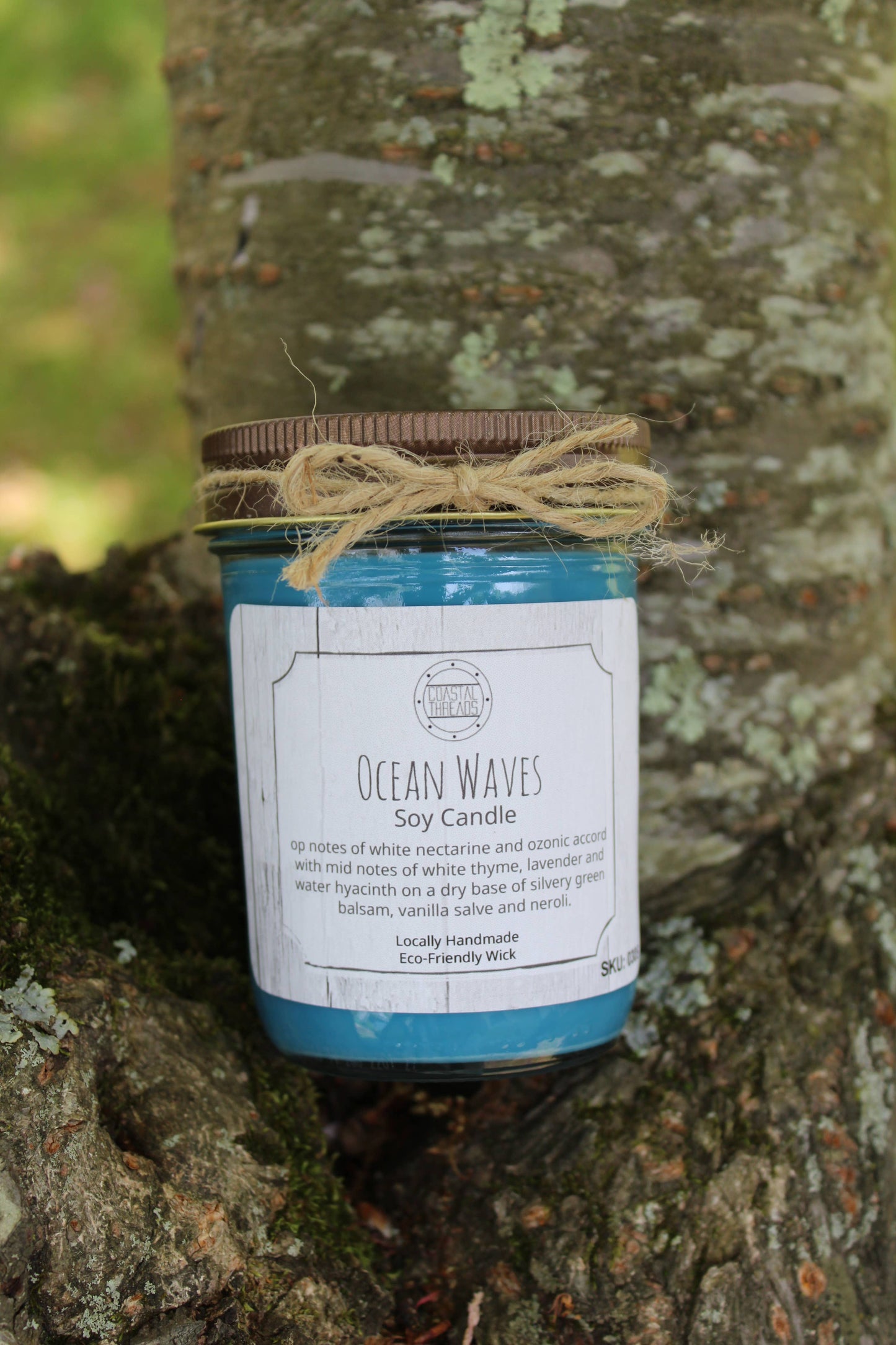 Coastal Threads - Ocean Waves Soy Candle