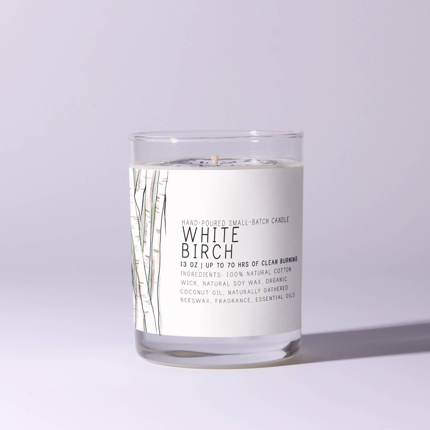 Just Bee - White Birch - Just Bee Candles: 3.5 oz tin (up to 20 hrs of clean burning)