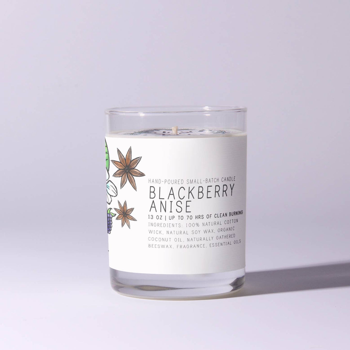 Just Bee - Blackberry Anise - Just Bee Candles: 3.5 oz tin (up to 20 hrs of clean burning)