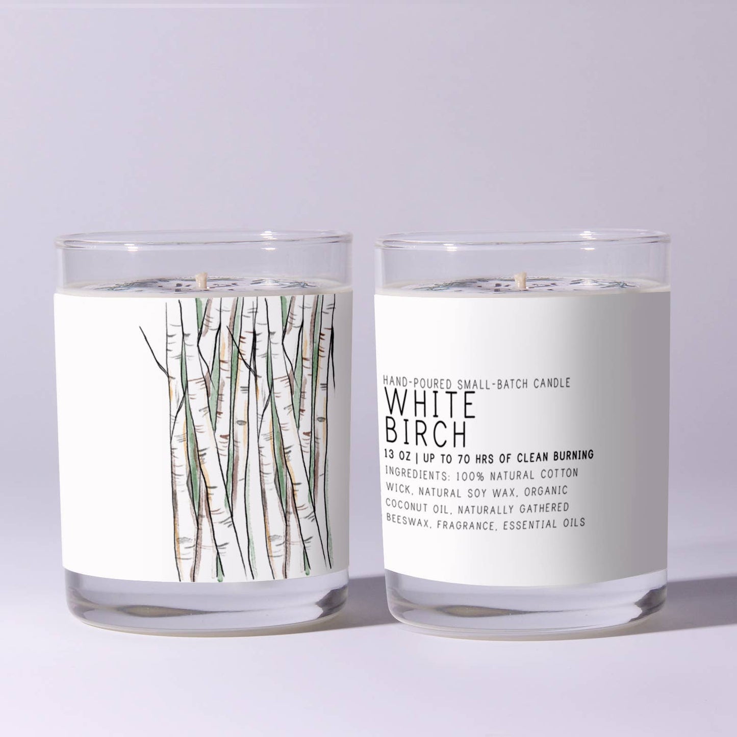 Just Bee - White Birch - Just Bee Candles: 3.5 oz tin (up to 20 hrs of clean burning)