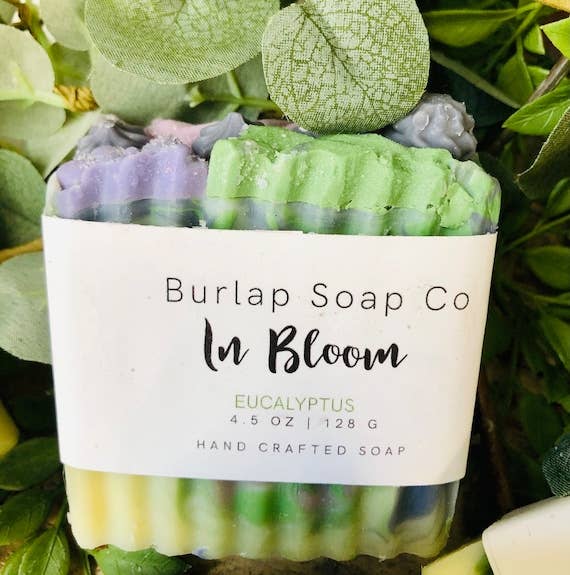 Burlap Soap Co - In Bloom Eucalyptus Handcrafted Artisan Soap