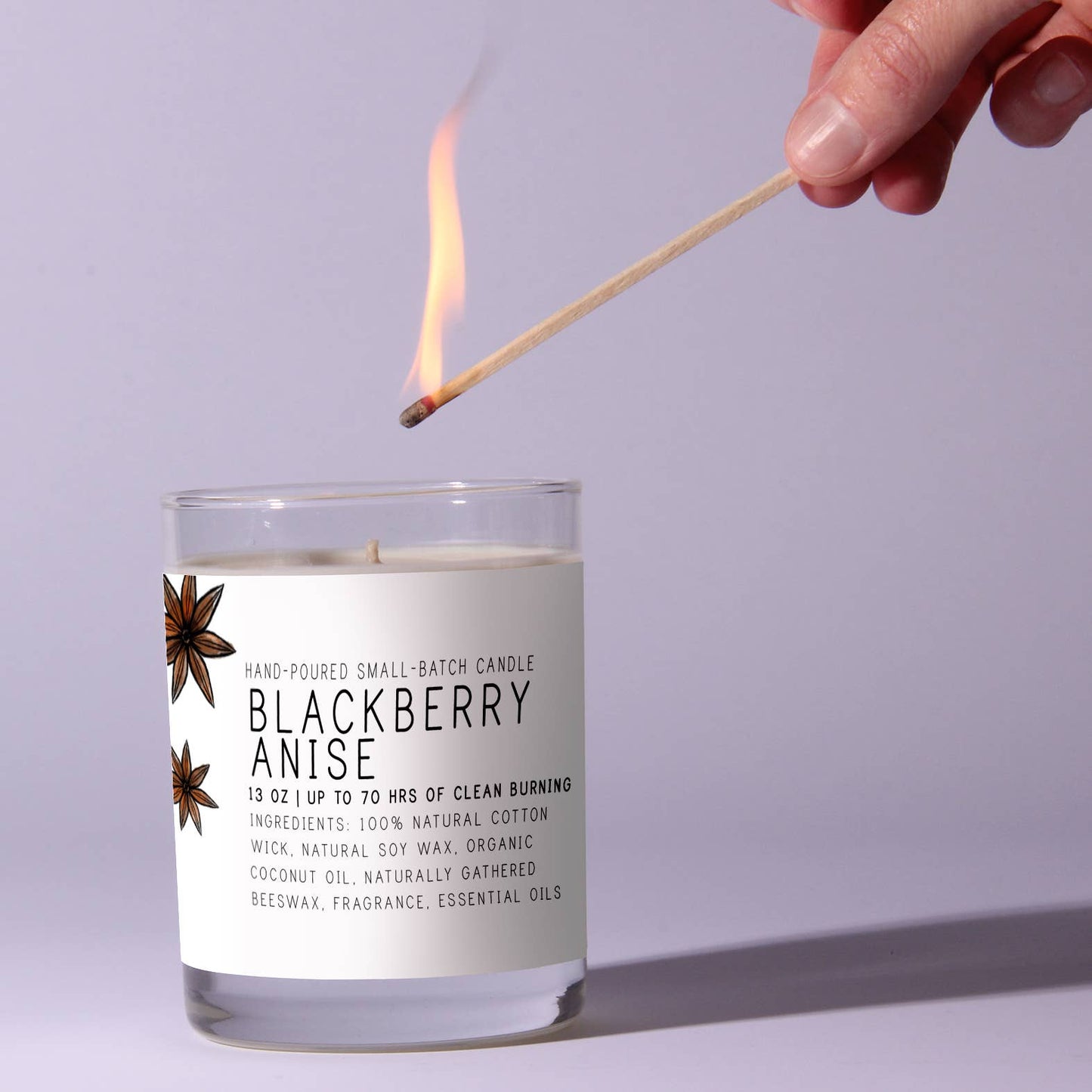 Just Bee - Blackberry Anise - Just Bee Candles: 3.5 oz tin (up to 20 hrs of clean burning)
