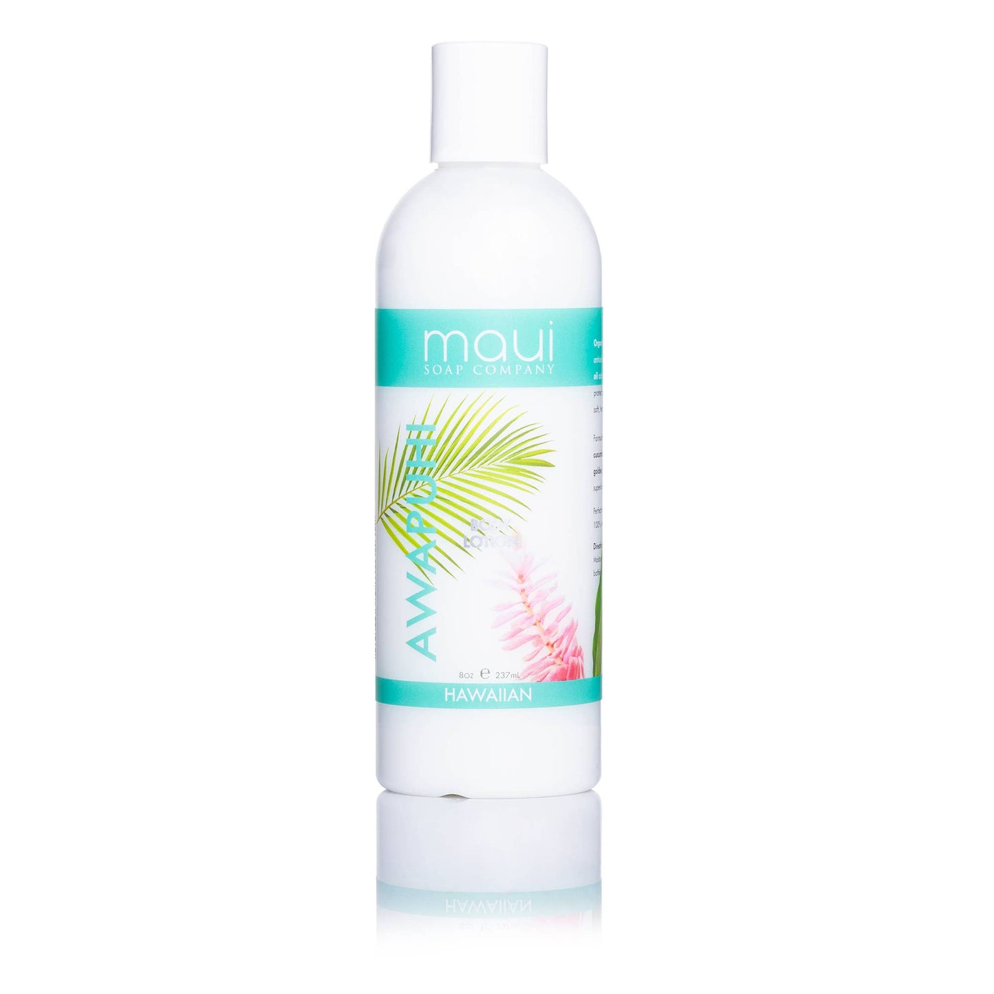 Maui Soap Co. - Awapuhi Body Lotion w/ Avocado Oil, Cucumber & Vit. E, 8 oz