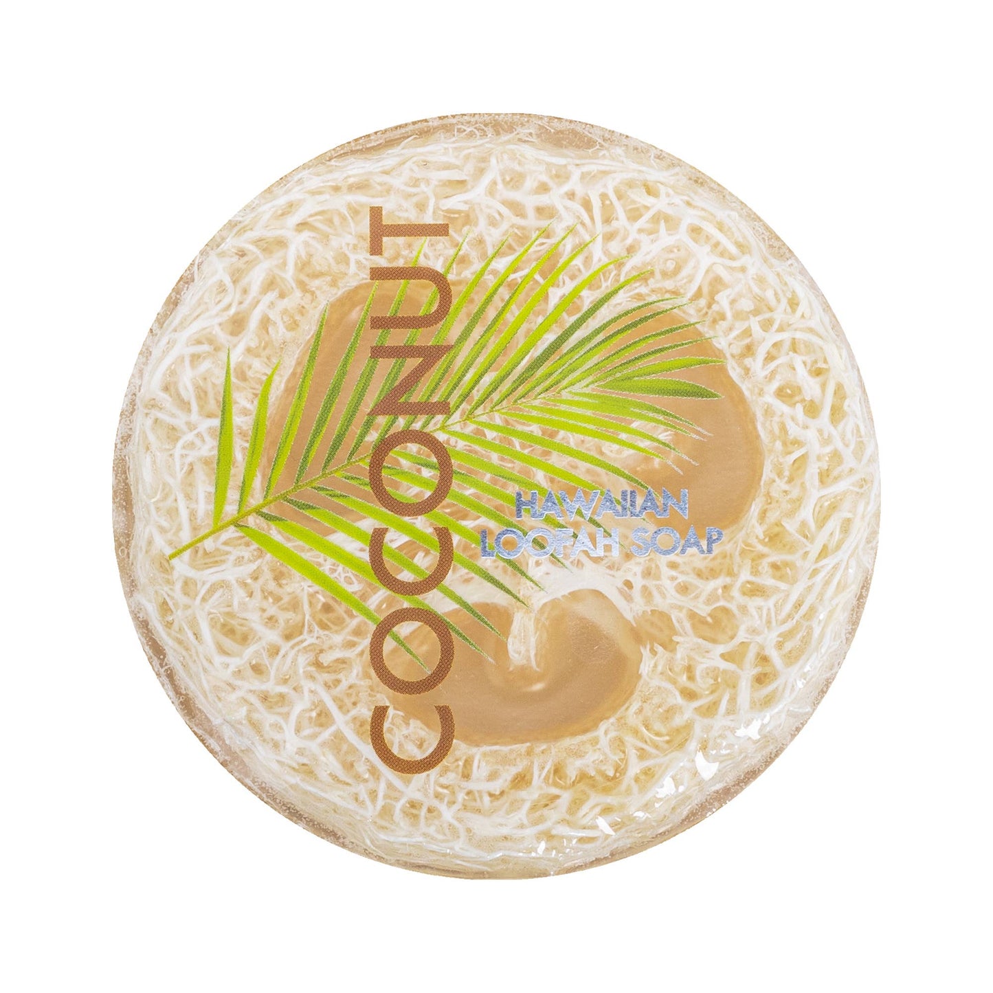 Maui Soap Co. - Coconut Sea Salt & Kukui Exfoliating Loofah Soap 4.75oz