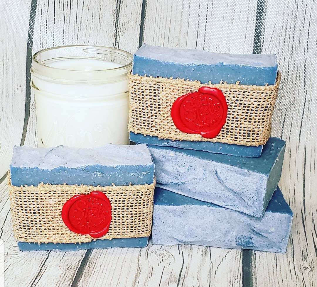 Steele Family Farm - Billy Goat Blue Moon- Goat Milk Soap