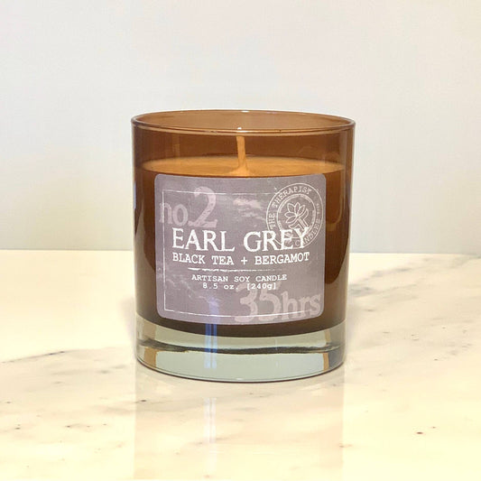 The Therapist Essentials™ - No 2 Earl Grey Black Tea & Bergamot Candle - New Packaging