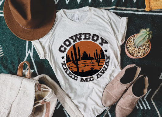 Twisted pineapple boutique - COWBOY TAKE ME AWAY TEE