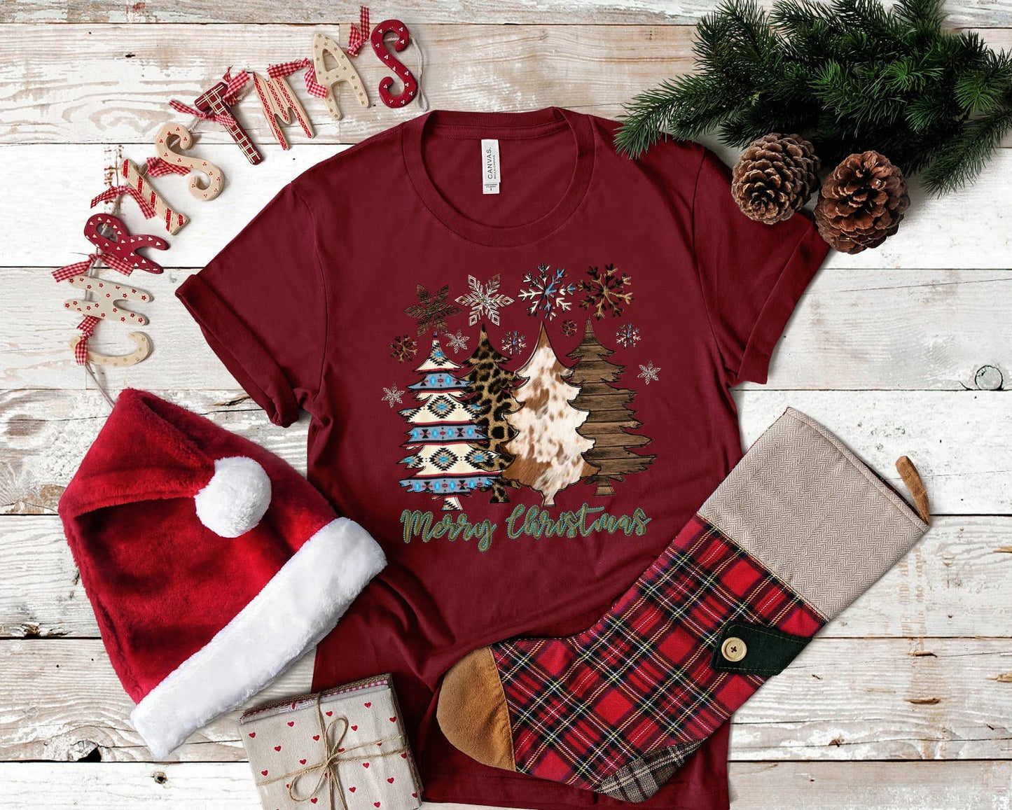 MidWest Tees - Merry Christmas Country Trees