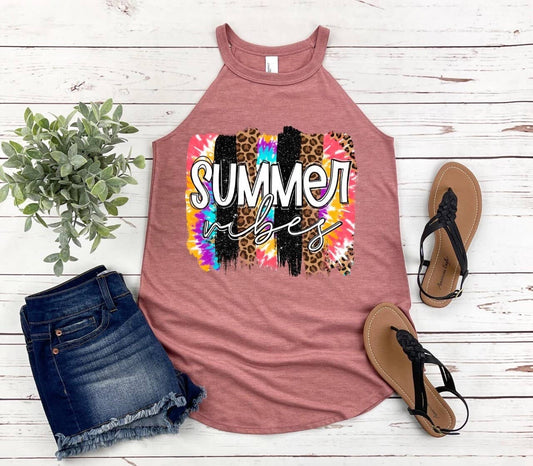 MidWest Tees - Summer Vibes Rocker Tank