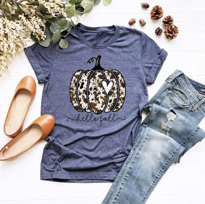 MidWest Tees - Pumpkin Cowhide