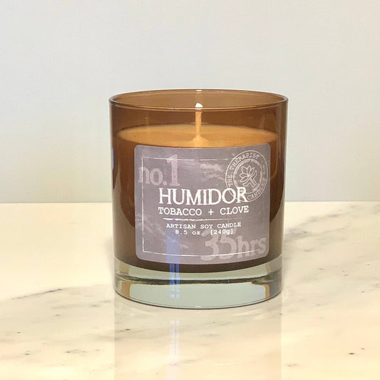 The Therapist Essentials™ - No 1 Humidor Tobacco + Clove Candle - New Packaging