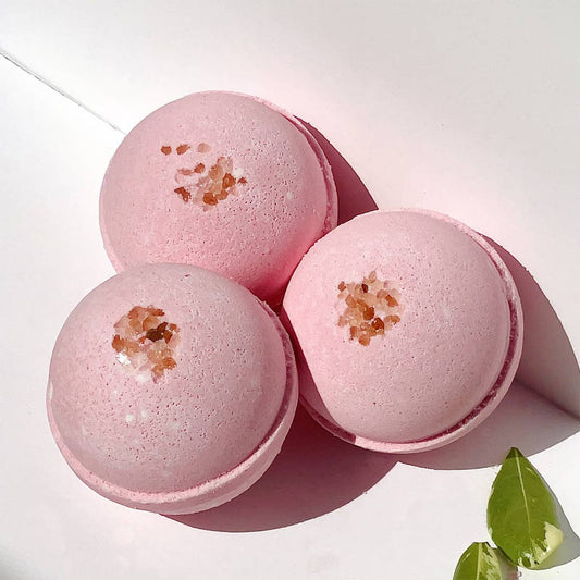 Pure Drop - Cherry Blossom and Himalayan Salt Bath Bomb - 8oz